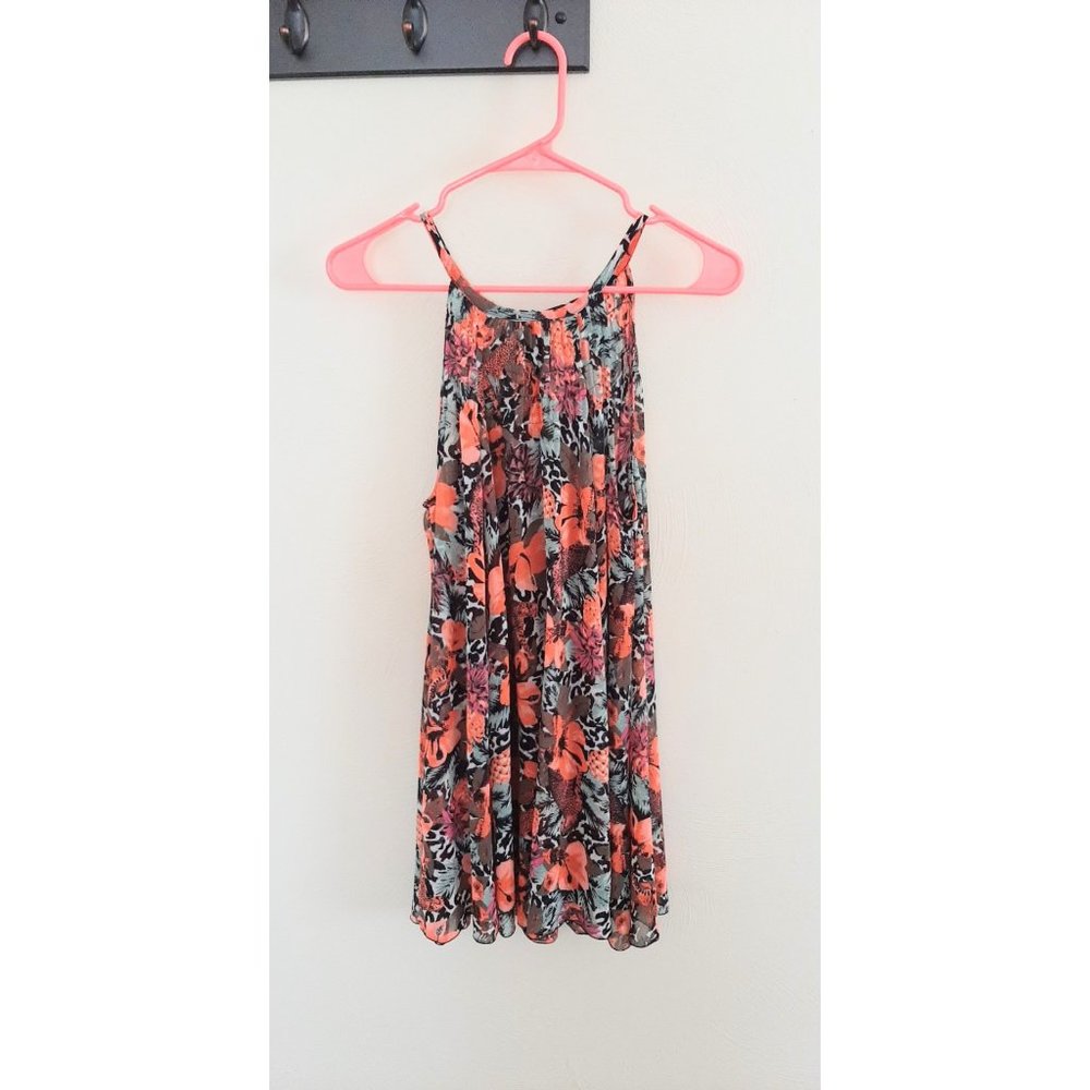 H&M circle cut sheer top